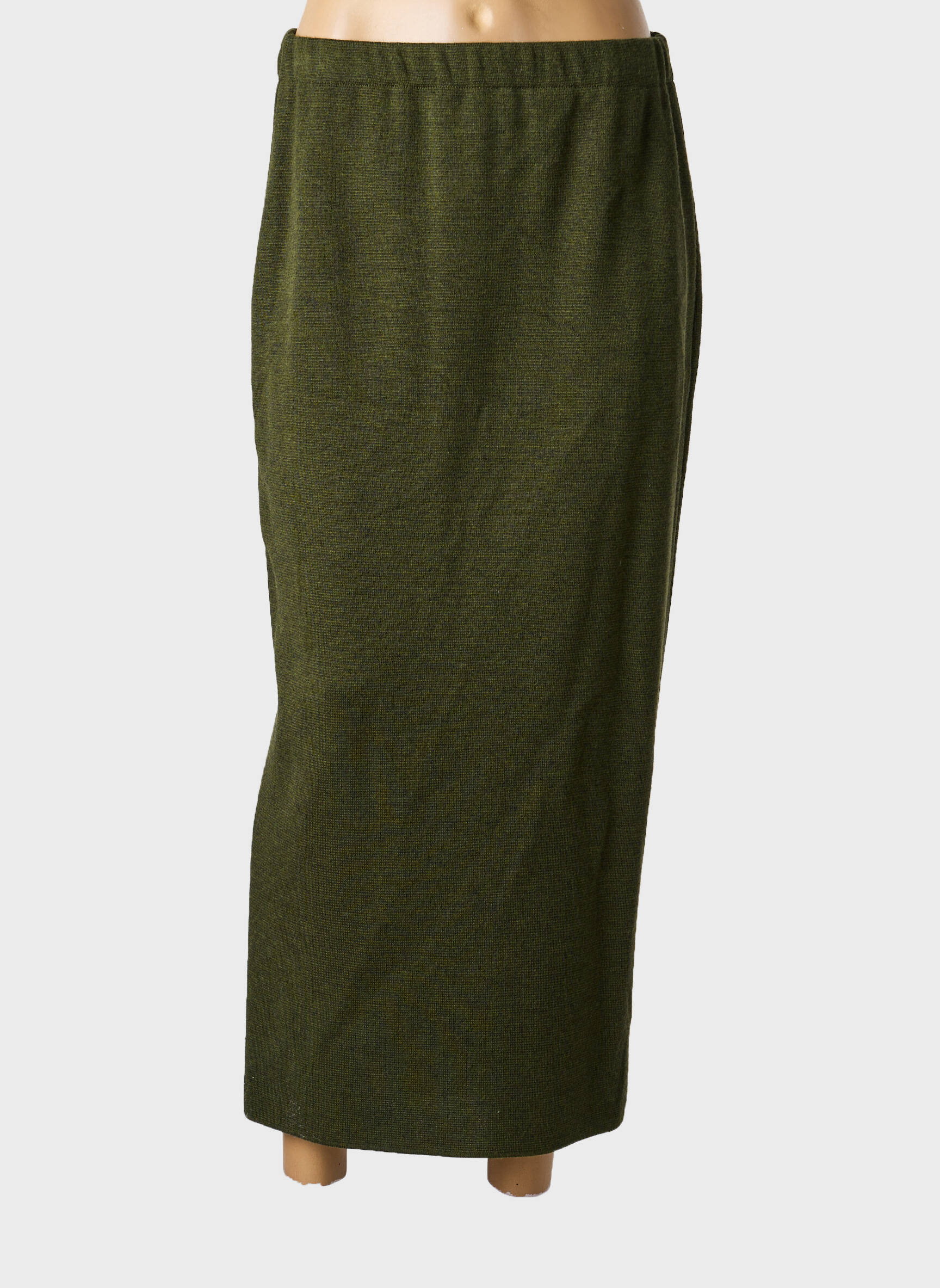 Jupe longue taille normale vert JEAN GIRARD femme
