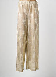 Pantalon large tissage crêpe taille normale or AN II VITO femme