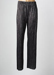 Pantalon droit stretch taille normale noir ONE O ONE femme