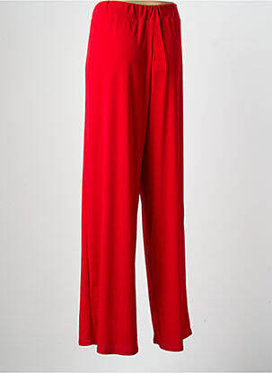 Pantalon large tissage crêpe taille normale rouge AN II VITO femme