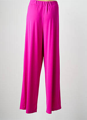 Pantalon large tissage crêpe taille normale rose AN II VITO femme
