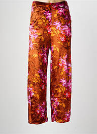 Pantalon large poches taille normale orange AGATHE & LOUISE femme