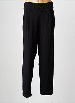 Pantalon droit stretch taille normale noir AN II VITO femme
