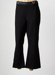 Pantalon flare stretch taille normale noir WALTRON femme