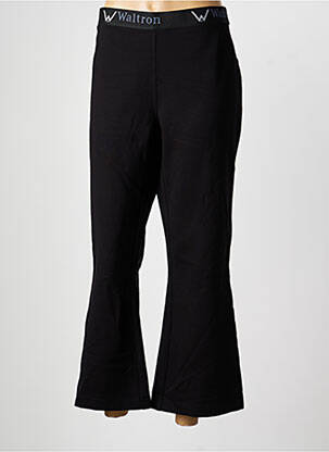 Pantalon flare stretch taille normale noir WALTRON femme
