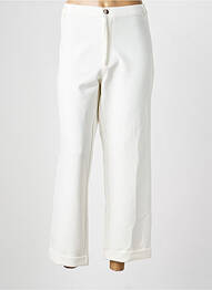 Pantalon 7/8 stretch taille normale beige WALTRON femme