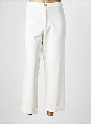 Pantalon 7/8 stretch taille normale beige WALTRON femme