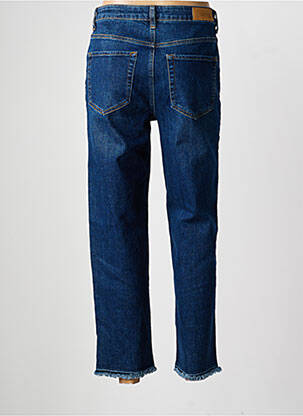 Jeans coupe droite stretch taille normale bleu YEST femme