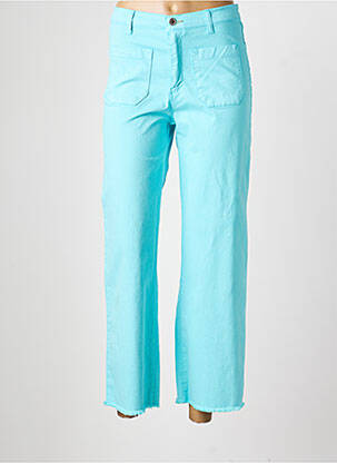 Jeans coupe droite taille haute taille haute bleu WALTRON femme