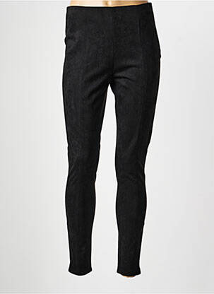 Pantalon slim taille haute taille haute noir MALVIN femme