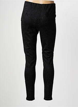 Pantalon slim taille haute taille haute noir MALVIN femme
