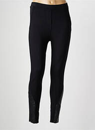 Legging tissage jersey taille normale noir YEST femme