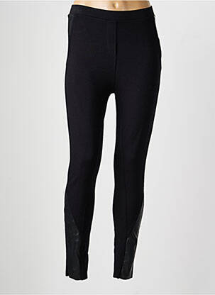 Legging tissage jersey taille normale noir YEST femme