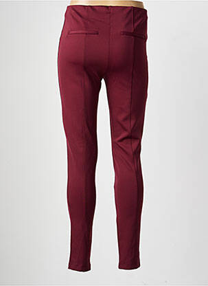 Legging taille haute taille haute rouge YEST femme