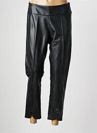 Pantalon 7/8 taille élastique taille normale noir SEMIOLOGY femme