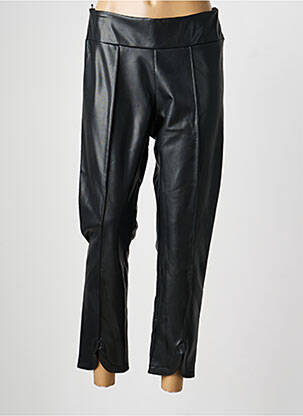 Pantalon 7/8 taille élastique taille normale noir SEMIOLOGY femme