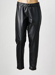 Pantalon slim taille élastique taille normale noir MAT. femme