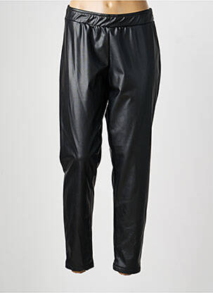 Pantalon slim taille élastique taille normale noir MAT. femme