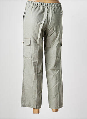 Pantalon cargo coupe droite taille normale vert WALTRON femme