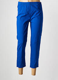 Pantacourt stretch taille normale bleu OLIVER JUNG femme