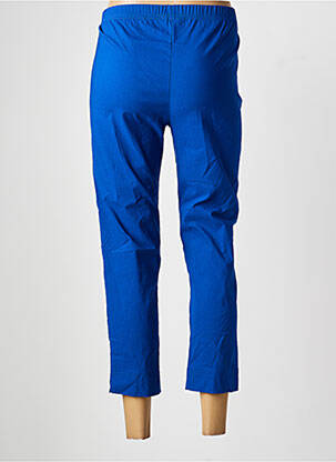 Pantacourt stretch taille normale bleu OLIVER JUNG femme