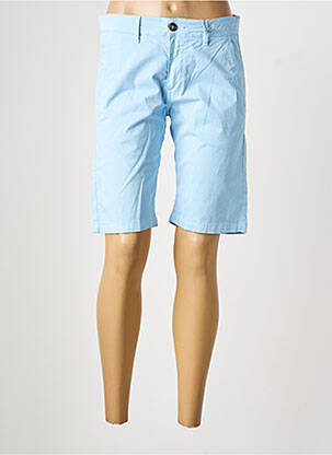 Bermuda taille à pinces taille normale bleu IMPAQT femme
