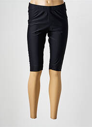 Cycliste effet matière satinée taille normale noir MAT. femme
