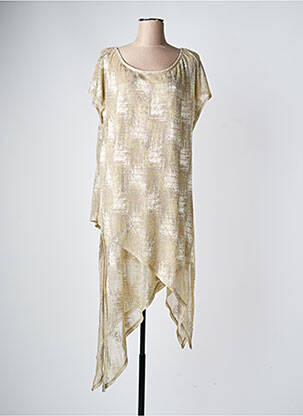 Tunique manches courtes tissage crêpe or AN II VITO femme