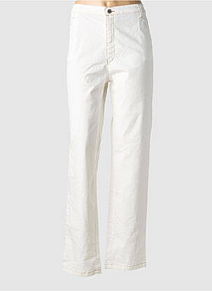 Jeans coupe slim stretch taille normale beige WALTRON femme