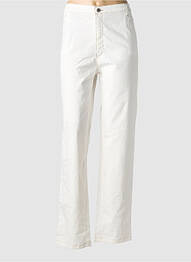Jeans coupe slim stretch taille normale beige WALTRON femme