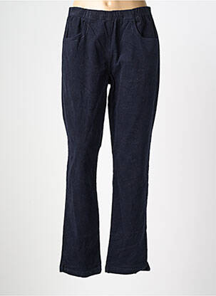 Pantalon slim taille élastique taille normale bleu SIGNATURE femme