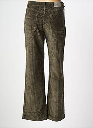 Pantalon droit stretch taille normale vert WALTRON femme