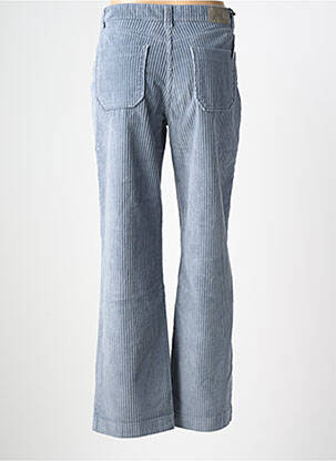 Pantalon droit stretch taille normale bleu WALTRON femme