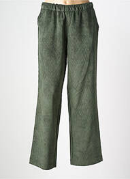 Pantalon droit stretch taille normale vert WALTRON femme