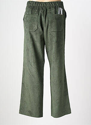Pantalon droit stretch taille normale vert WALTRON femme