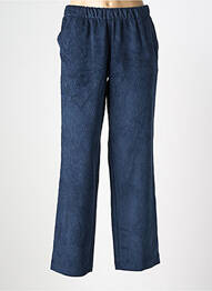 Pantalon droit stretch taille normale bleu WALTRON femme