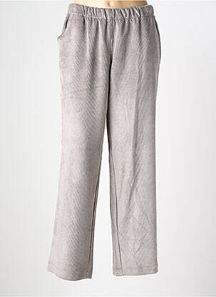 Pantalon droit stretch taille normale gris WALTRON femme