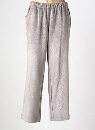Pantalon droit stretch taille normale gris WALTRON femme