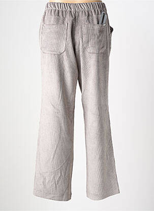 Pantalon droit stretch taille normale gris WALTRON femme