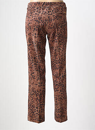 Pantalon droit stretch taille normale marron WALTRON femme