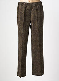 Pantalon droit stretch taille normale vert WALTRON femme