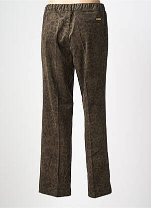 Pantalon droit stretch taille normale vert WALTRON femme