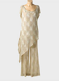 Ensemble pantalon coupe fluide or AN II VITO femme