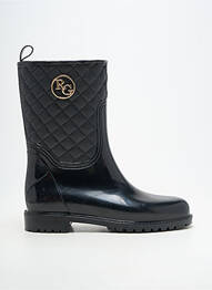 Bottes matière lisse talon plat jusqu'à 3cm noir EXÉ femme