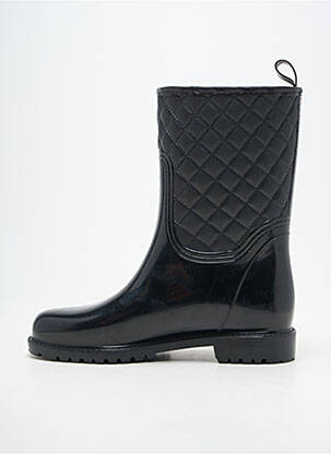 Bottes matière lisse talon plat jusqu'à 3cm noir EXÉ femme