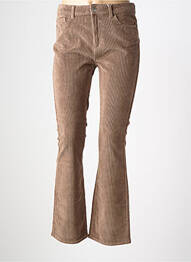 Pantalon flare coupe évasée beige ONLY femme