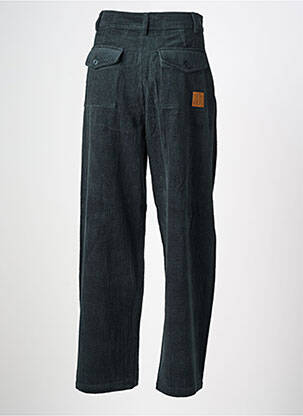 Pantalon droit fermeture zippée sous rabat avec crochet vert ADORE femme