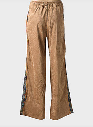 Pantalon droit taille élastique beige SCARLET ROOS femme