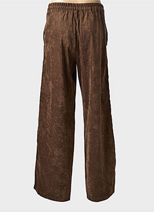 Pantalon droit taille élastique marron SCARLET ROOS femme