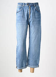 Jeans coupe droite poches bleu HEYANNO femme